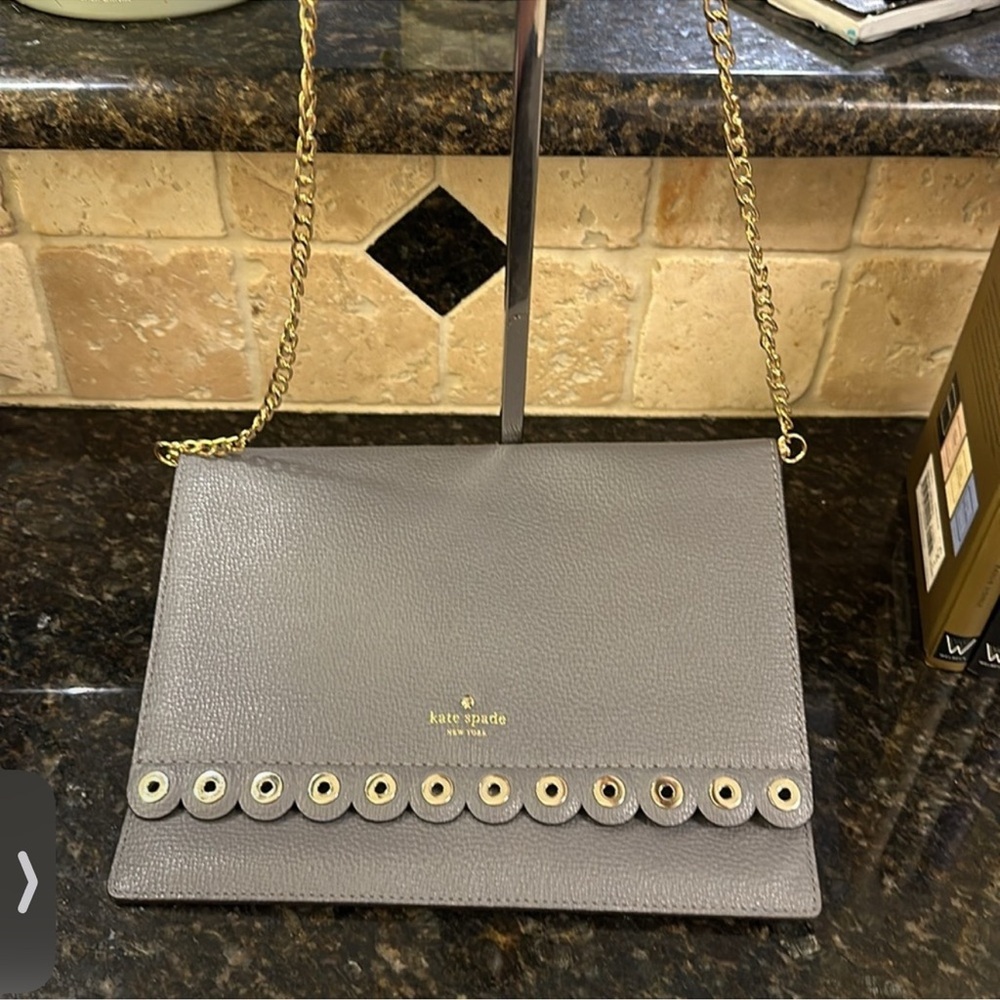 🔥Kate Spade NWOT Large Clutch, insert & chain included, shoulder bag/crossbody - Picture 11 of 11